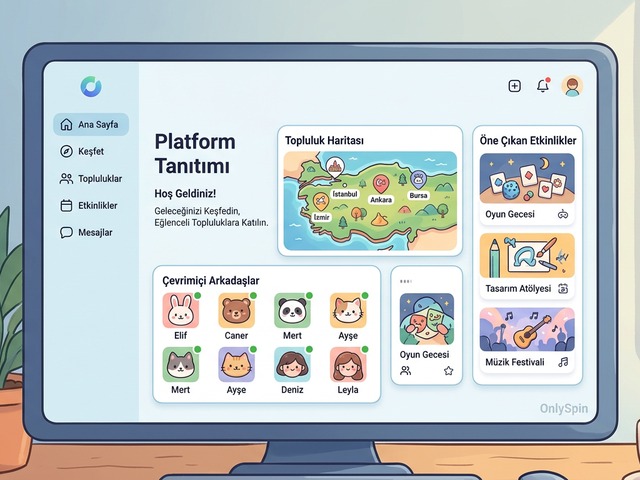 OnlySpin platform oyun arayüzü ekran görüntüsü